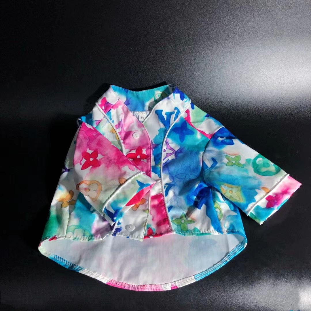 Chewy Vuitton Button-Up Shirt