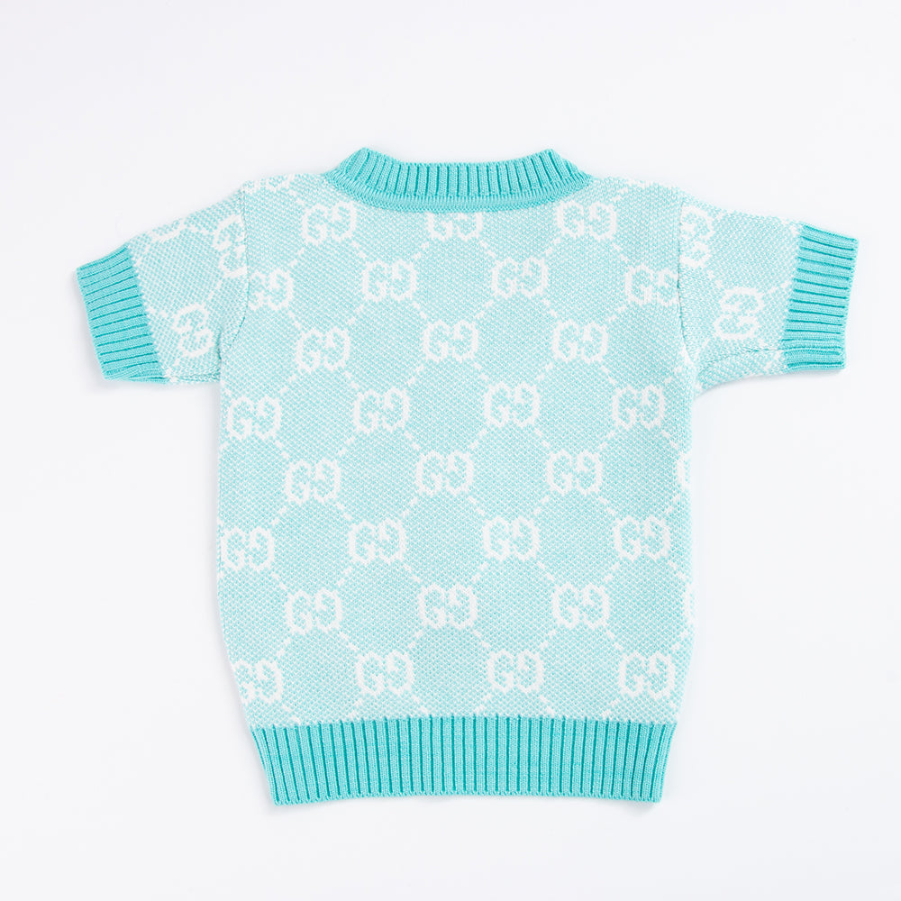 Pawucci Monogram Knit Sweater