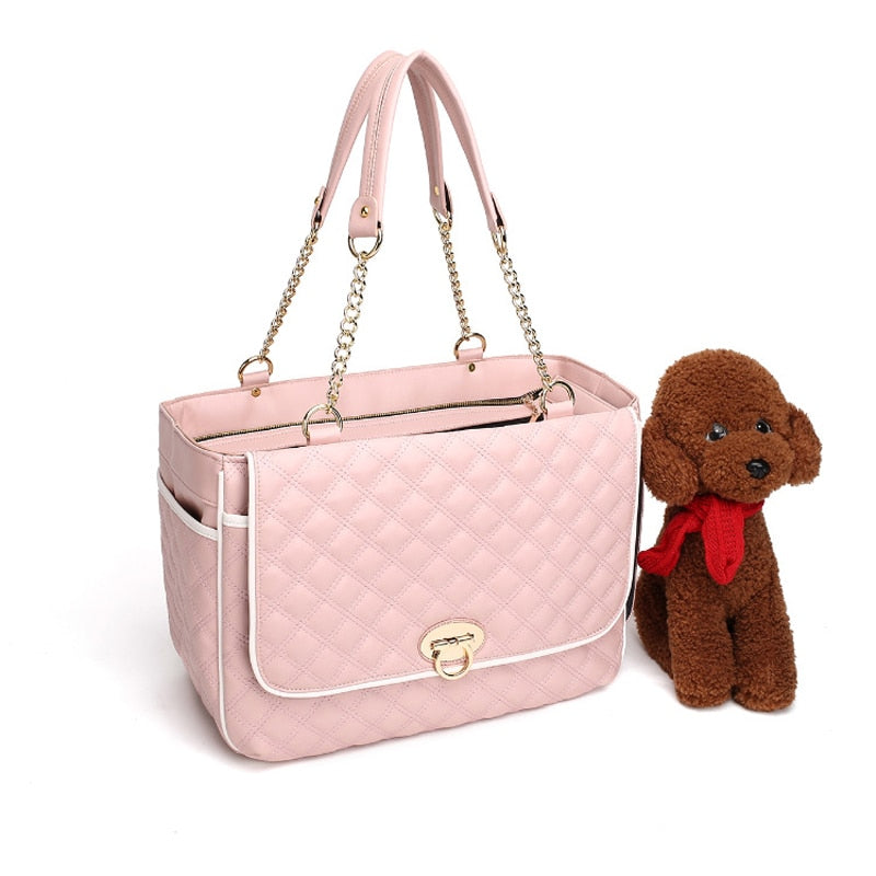 Pretty In Pink Luxury Pet Carrier