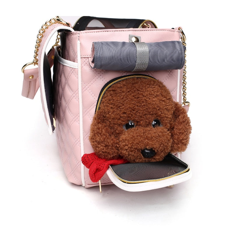 Pretty In Pink Luxury Pet Carrier