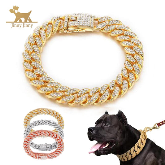 Iced Out Pet Collar