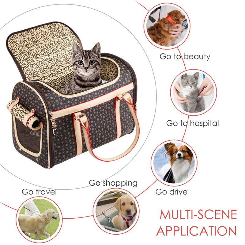 Luxurious Pet Carrier pawfectpetcouture