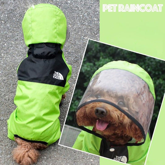 Dog Face Waterproof Raincoat