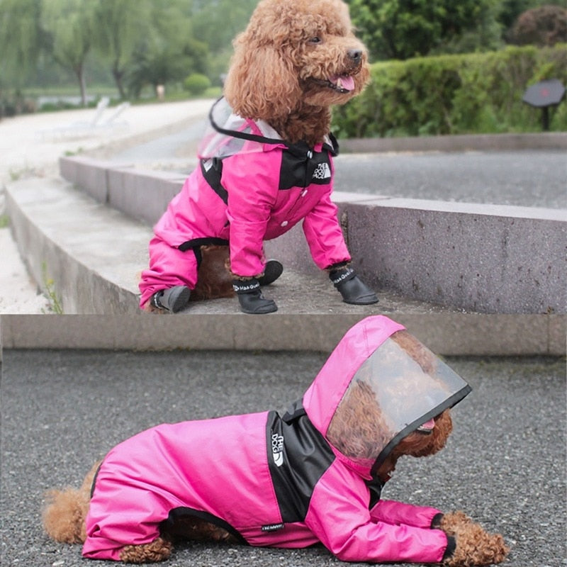 Dog Face Waterproof Raincoat