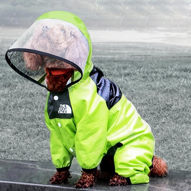 Dog Face Waterproof Raincoat